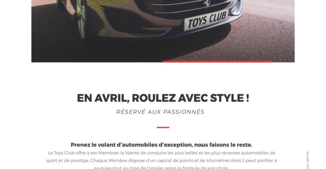 PROMO SPORT AUTO AVRIL 2020
