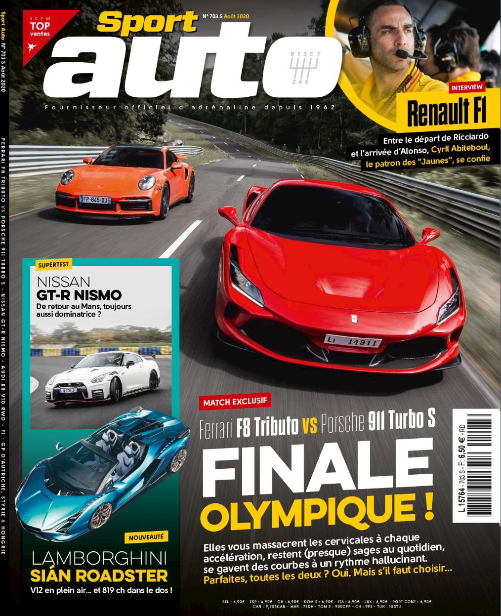 COUVERTURE SPORT AUTO AOUT 2020