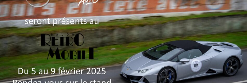 AFFICHE TOYS CLUB SALON RETROMOBILE 2025