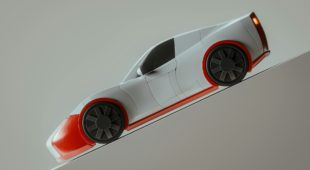 Voiture électrique sportive